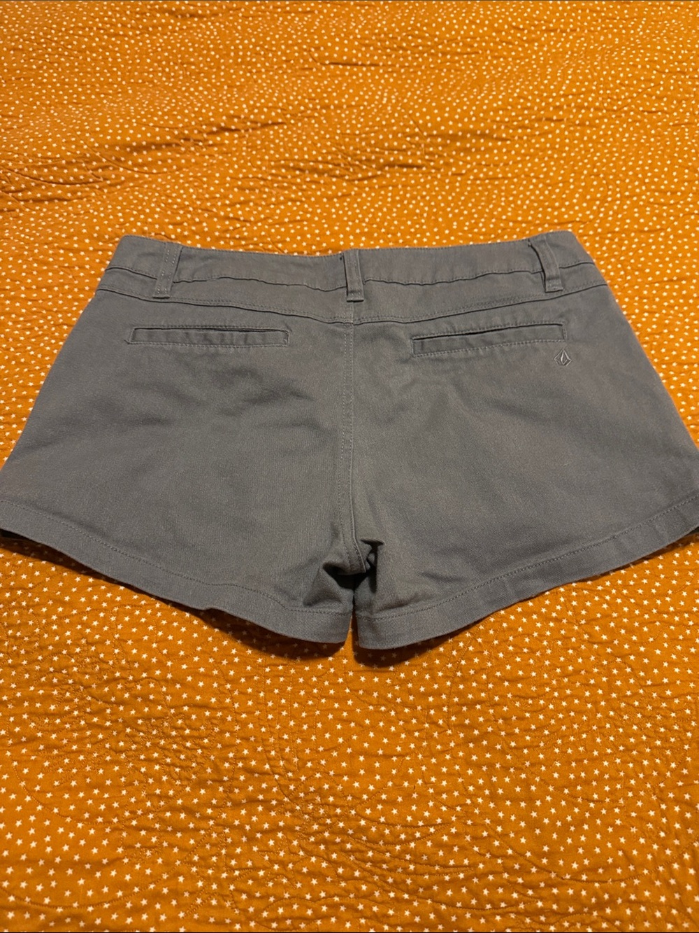 Volcom Women's Charcoal High Waist Casual Shorts - Picture 8 of 8
